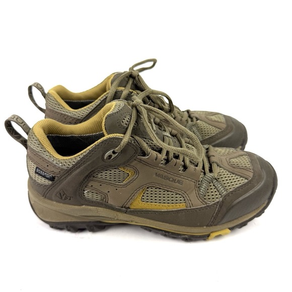 Vasque Breeze Low Hiking Shoe 7.5 Gore Tex Hiking Brown Gray Vibram Womens - Picture 5 of 13